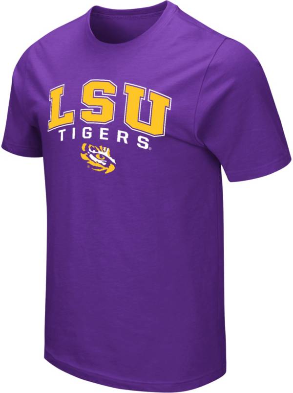 Colosseum Men's LSU Tigers Purple Tournament Long Sleeve T-Shirt