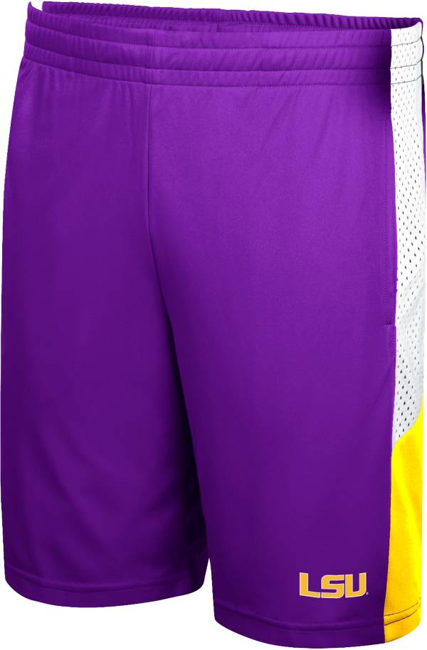 Colosseum Men's LSU Tigers Purple Basketball Shorts