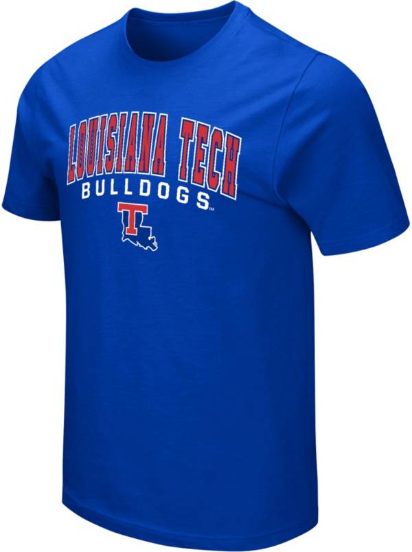 Colosseum Men's Louisiana Tech Bulldogs Blue T-Shirt