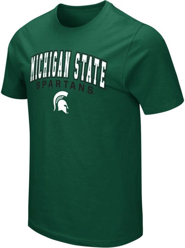 Colosseum Men's Michigan State Spartans Green T-Shirt