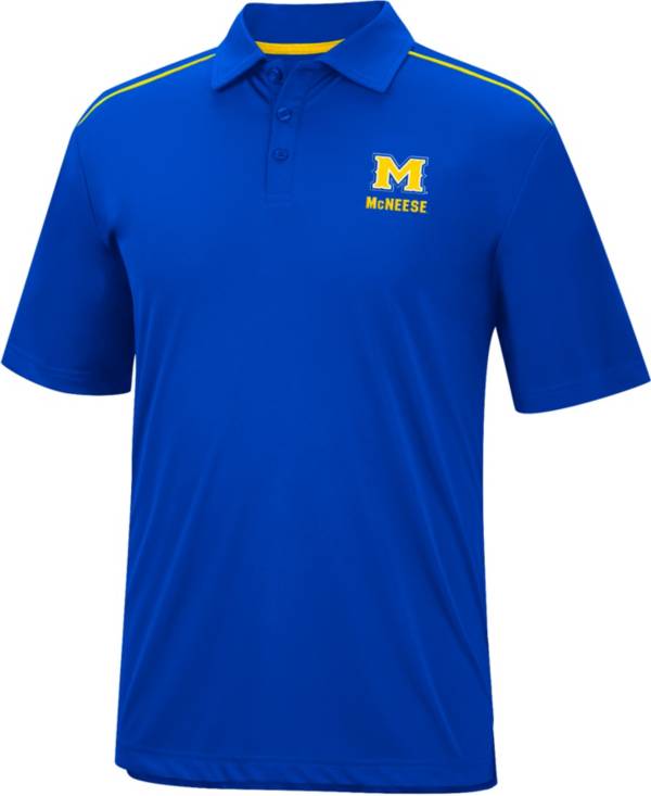 Colosseum Men's McNeese State Cowboys Royal Blue Polo
