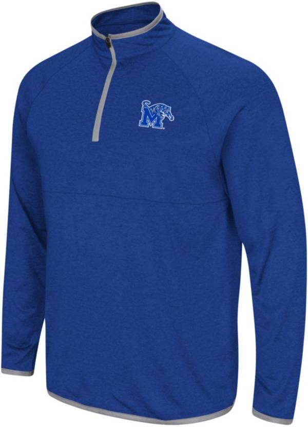 Colosseum Men's Memphis Tigers Blue Rival 1/4 Zip Jacket | Dick's ...