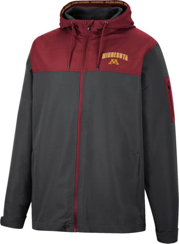 Colosseum Men's Minnesota Golden Gophers Grey Hooded Windbreaker | Dick's Sporting Goods Colosseum Men's Minnesota Golden Gophers Grey Hooded Windbreaker | Dick's Sporting Goods