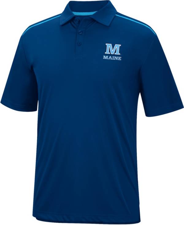 Colosseum Men's Maine Black Bears BlueNavy Polo