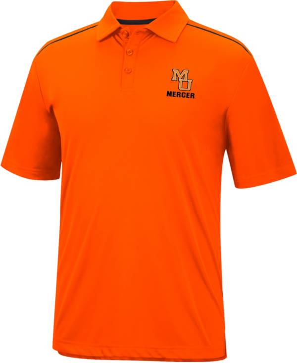 Colosseum Men's Mercer Bears Orange Polo