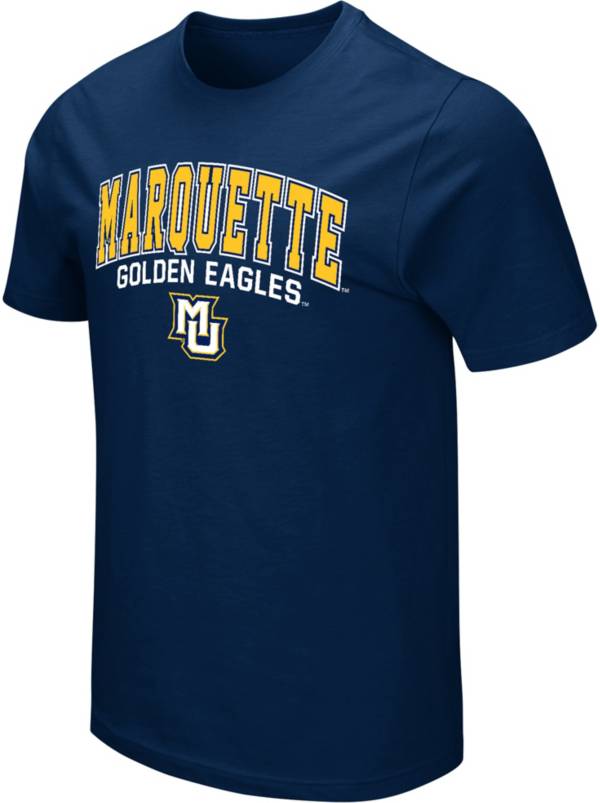 Colosseum Men's Marquette Golden Eagles Blue T-Shirt