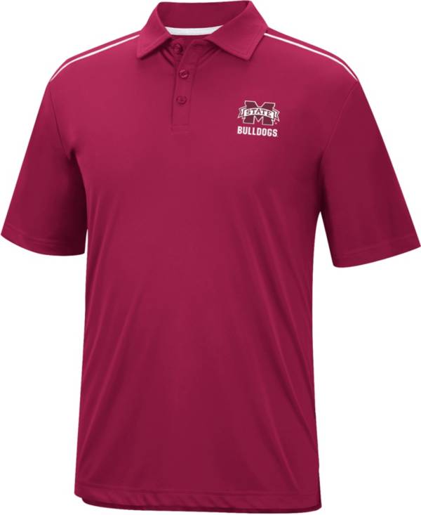Colosseum Men's Mississippi State Bulldogs Maroon Polo