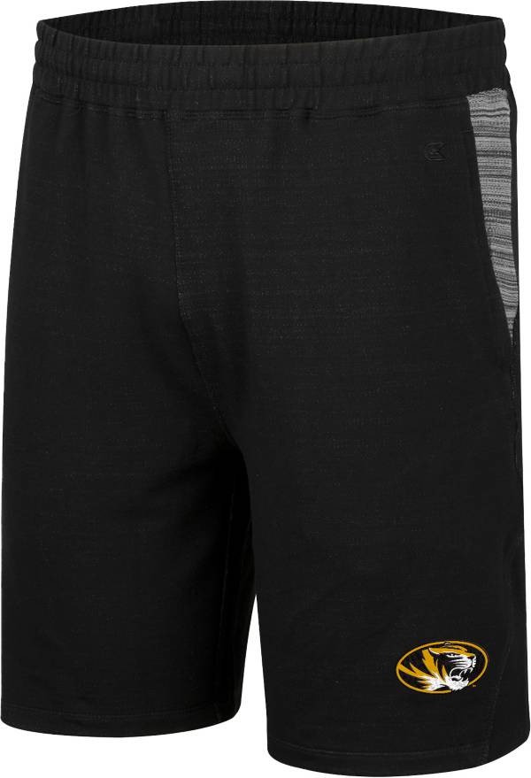 Colosseum Men's Missouri Tigers Black Thunder Fleece Shorts product image