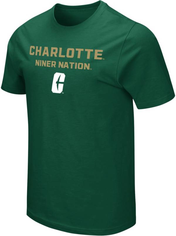 Colosseum Men's Charlotte 49ers Green T-Shirt