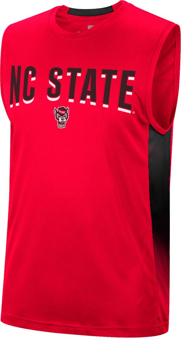 Colosseum Men's NC State Wolfpack Red Hollywood Sleeveless T-Shirt