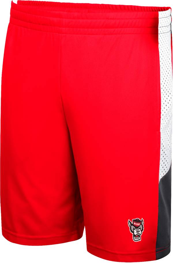 Colosseum Men's NC State Wolfpack Red Basketball Shorts
