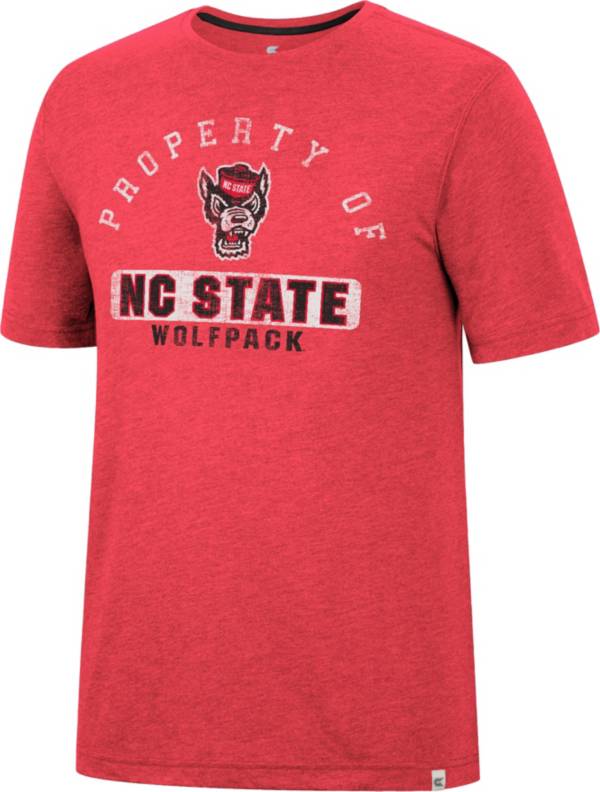 Colosseum Men's NC State Wolfpack Purple Tri-Blend T-Shirt product image