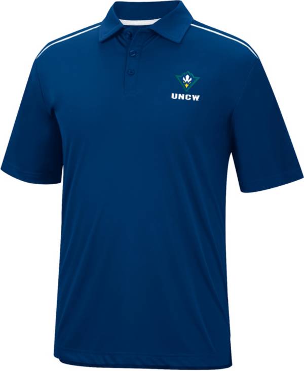 Colosseum Men's UNC-Wilmington Seahawks Navy Polo