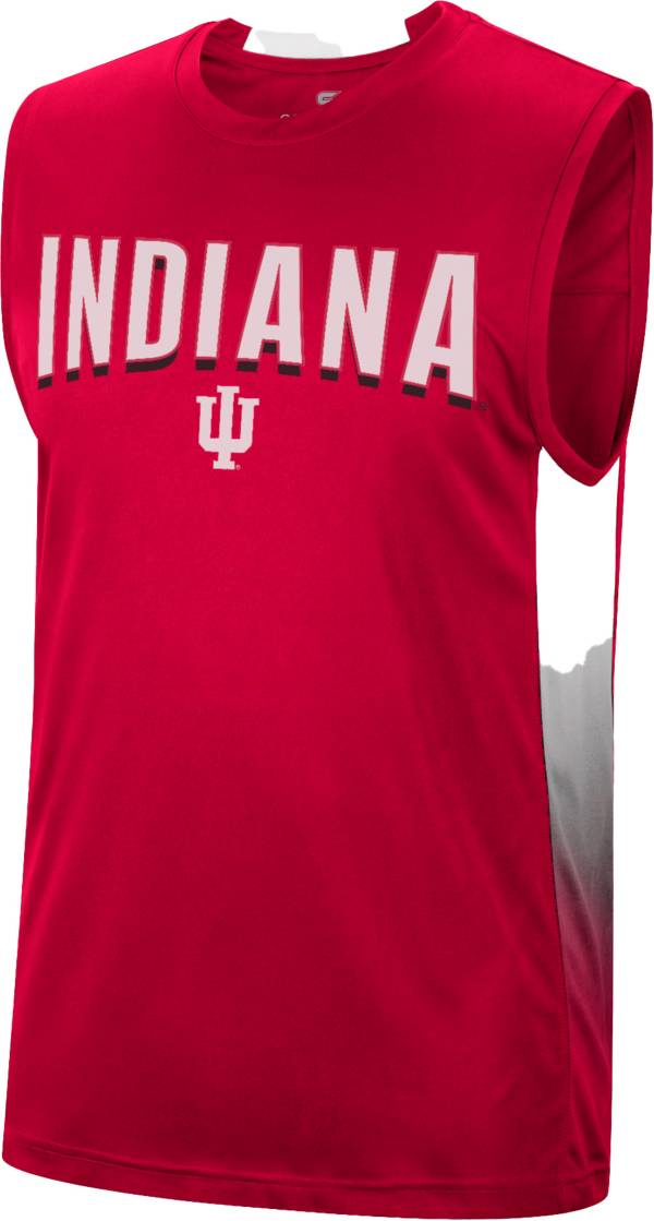 Colosseum Men's Indiana Hoosiers Crimson Hollywood Sleeveless T-Shirt