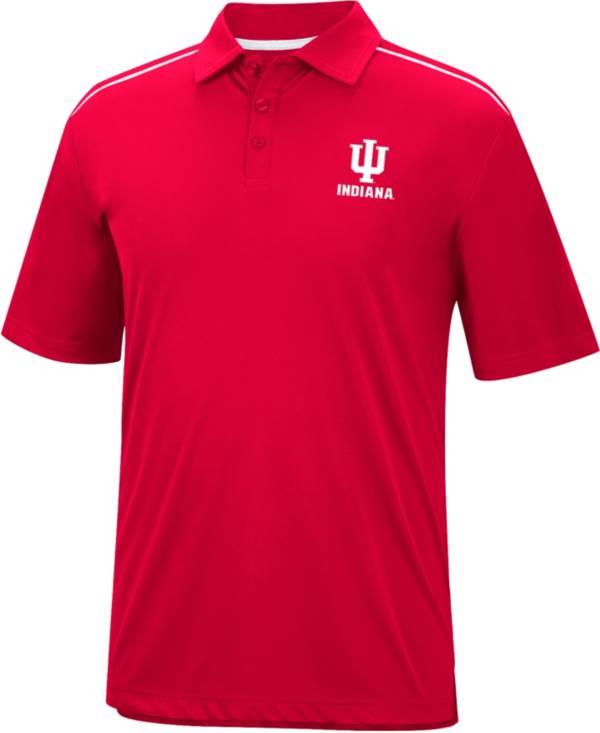 Colosseum Men's Indiana Hoosiers Crimson Polo