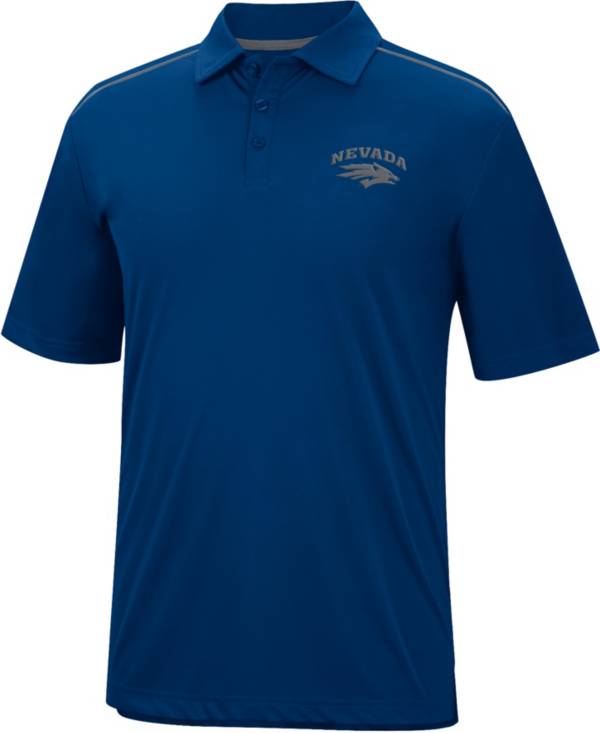 Colosseum Men's Nevada Wolf Pack Blue Polo product image