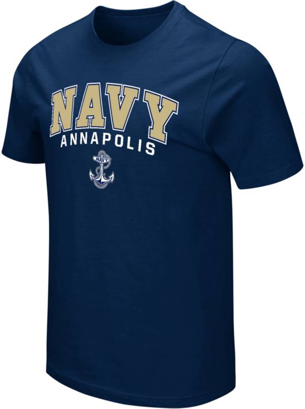 Colosseum Men's Navy Midshipmen Navy T-Shirt