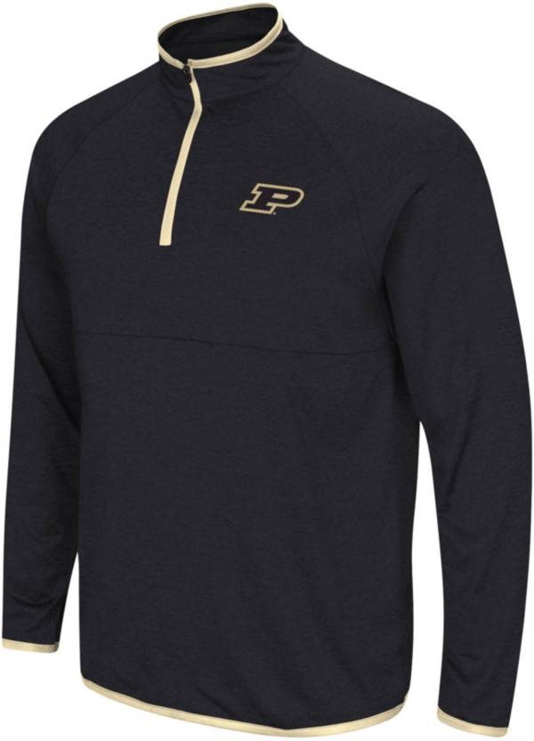 Colosseum Men's Purdue Boilermakers Black Rival 1/4 Zip Jacket | Dick's ...