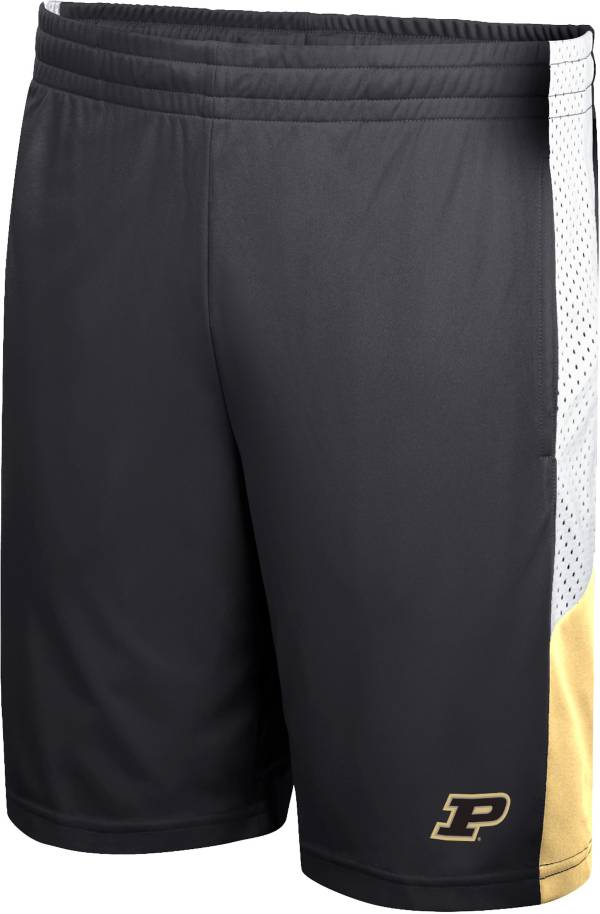 Colosseum Men's Purdue Boilermakers Black Basketball Shorts