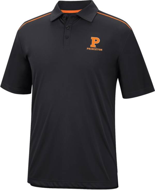 Colosseum Men's Princeton Tigers Black Polo