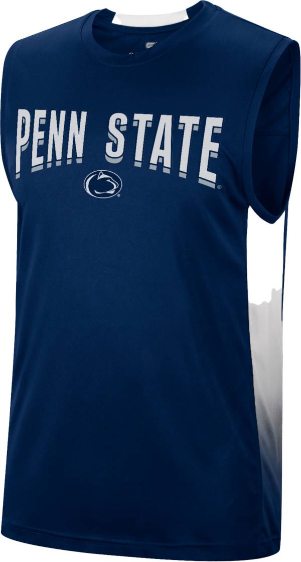 Colosseum Men's Penn State Nittany Lions Blue Hollywood Sleeveless T-Shirt