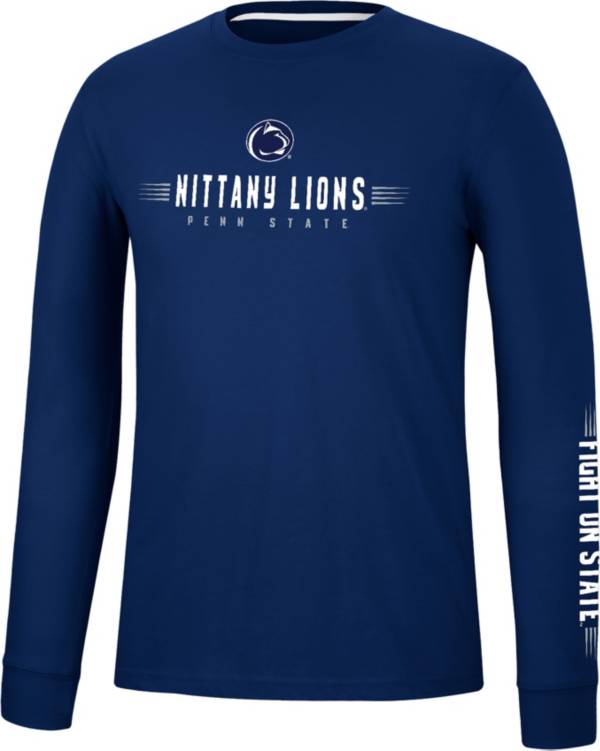 Colosseum Men's Penn State Nittany Lions Blue Spackler Longsleeve T-Shirt product image