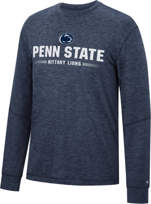 Colosseum Men's Penn State Nittany Lions Blue Tournament Long Sleeve T-Shirt