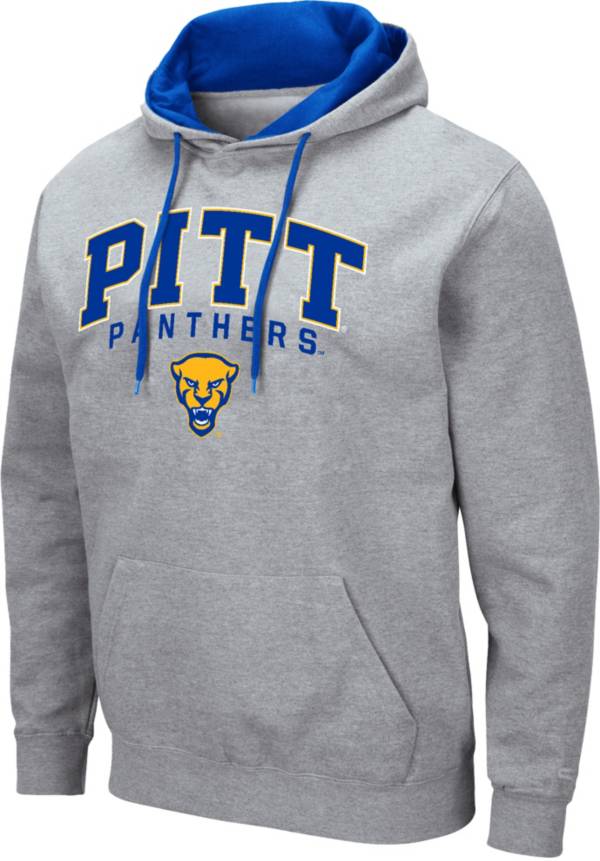 Colosseum Men's Pitt Panthers Grey Promo Hoodie product image