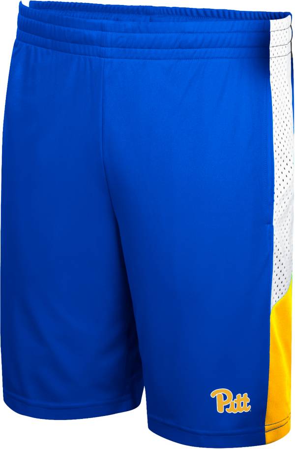 Colosseum Men's Pitt Panthers Blue Basketball Shorts