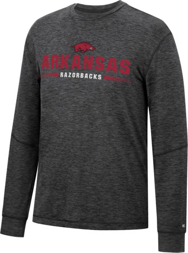 Colosseum Men's Arkansas Razorbacks Black Tournament Long Sleeve T-Shirt