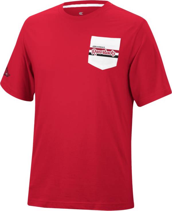 Colosseum Men's Arkansas Razorbacks Cardinal League Game T-Shirt product image