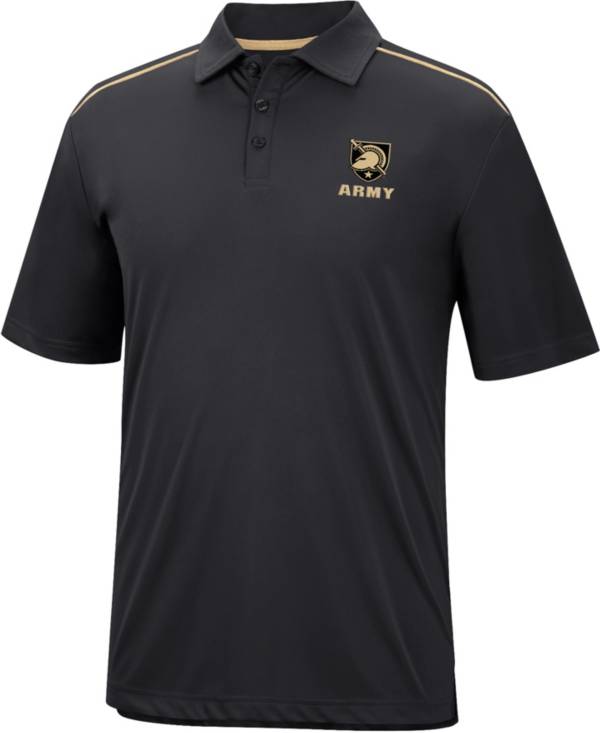 Colosseum Men's Army West Point Black Knights Army Black Polo