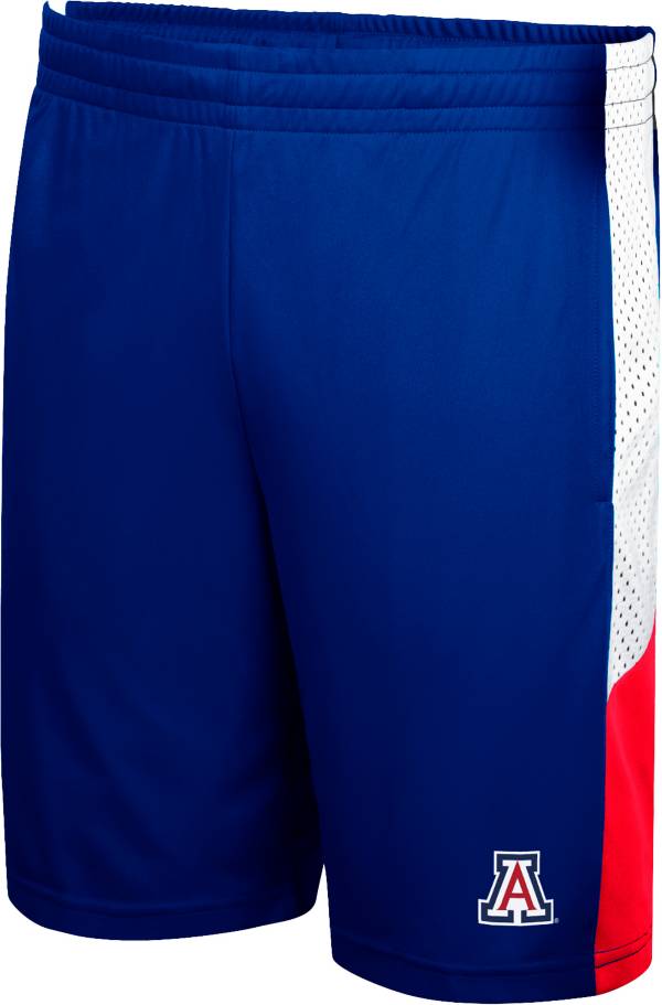 Colosseum Men's Arizona Wildcats Navy Basketball Shorts