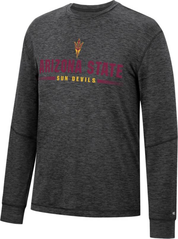 Colosseum Men's Arizona State Sun Devils Black Tournament Long Sleeve T-Shirt