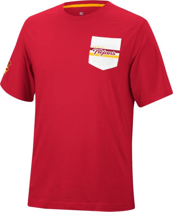 Colosseum Men's USC Trojans Cardinal League Game T-Shirt