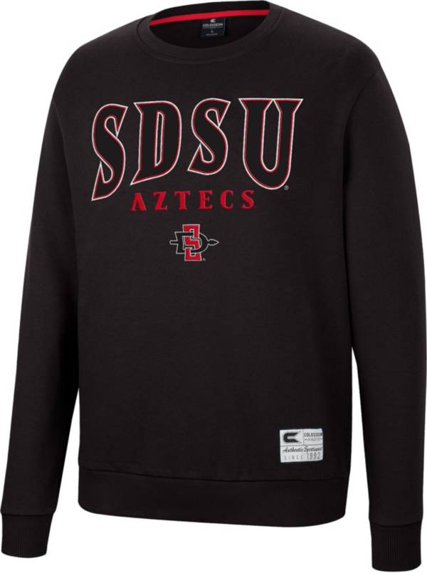 Colosseum Men's San Diego State Aztecs Black Scholarship Pullover Sweatshirt product image