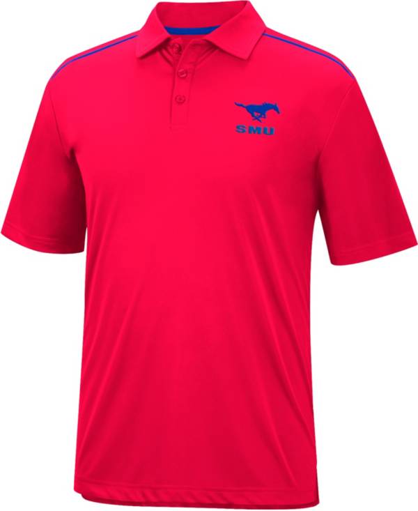 Colosseum Men's Southern Methodist Mustangs Red Polo product image