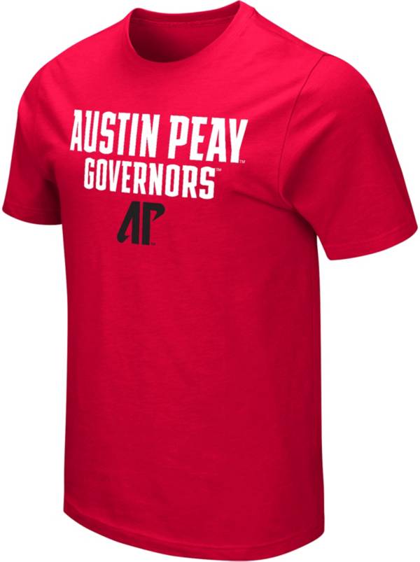 Colosseum Men's Austin Peay Governors Red T-Shirt