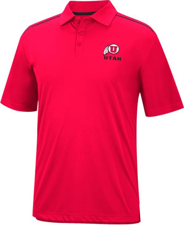 Colosseum Men's Utah Utes Crimson Polo