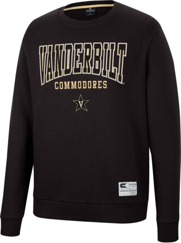 Colosseum Men's Vanderbilt Commodores Black Scholarship Pullover Sweatshirt product image