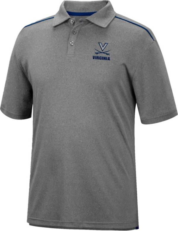 Colosseum Men's Virginia Cavaliers Gray Polo