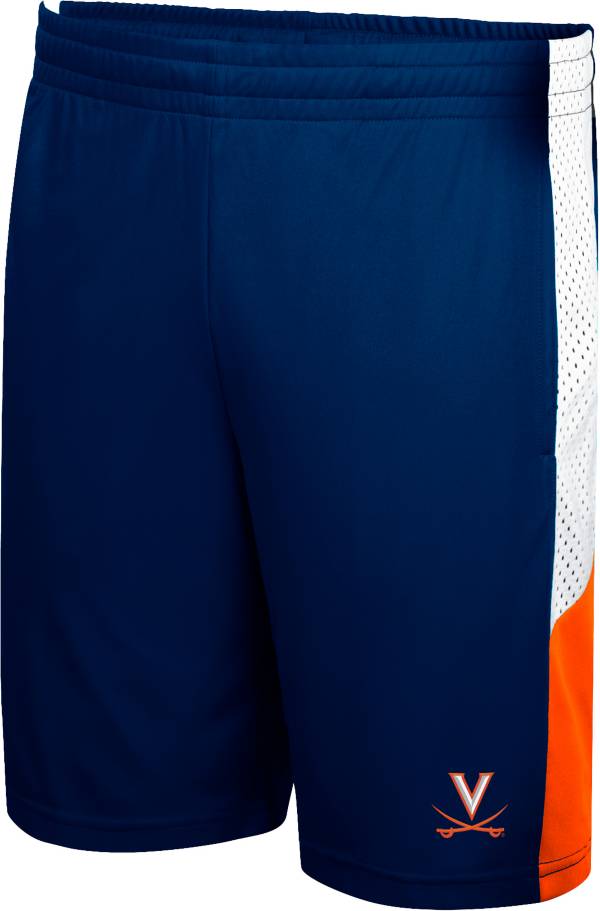 Colosseum Men's Virginia Cavaliers Blue Basketball Shorts