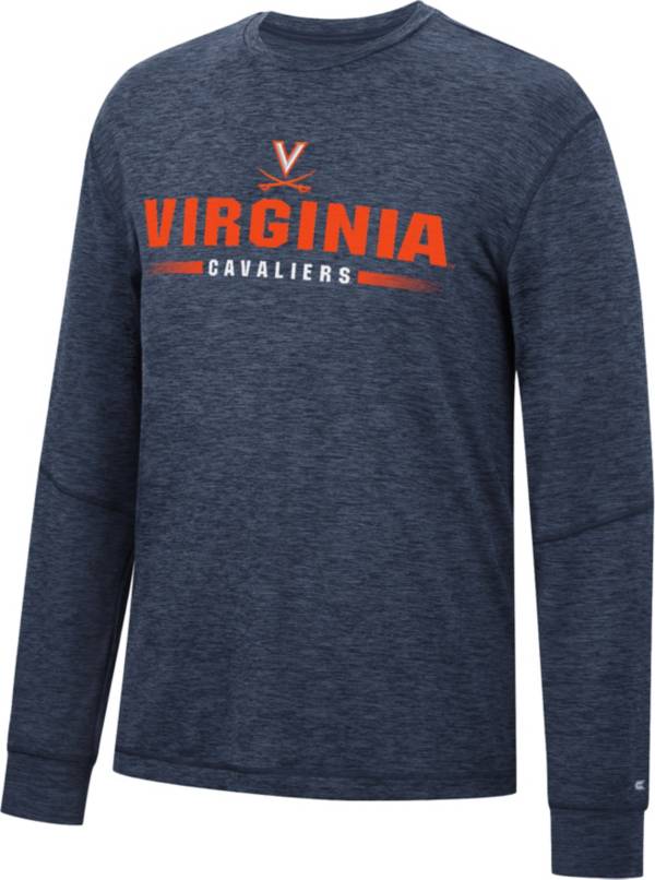 Colosseum Men's Virginia Cavaliers Blue Tournament Long Sleeve T-Shirt