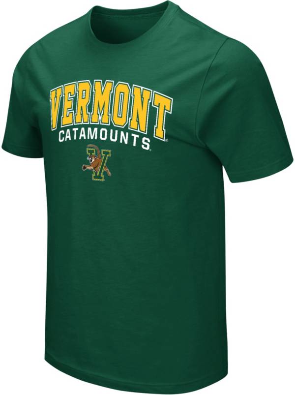 Colosseum Men's Vermont Catamounts Green T-Shirt