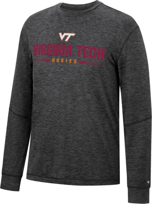 Colosseum Men's Virginia Tech Hokies Black Tournament Long Sleeve T-Shirt product image