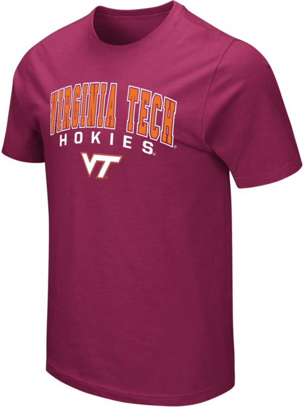 Colosseum Men's Virginia Tech Hokies Maroon T-Shirt
