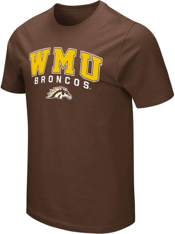 Colosseum Men's Western Michigan Broncos Brown T-Shirt