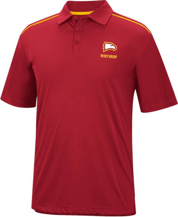 Colosseum Men's Winthrop Eagles Garnet Polo