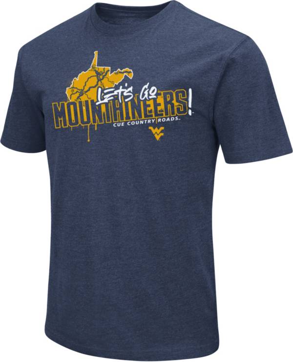 Colosseum Men's West Virginia Mountaineers Blue 2022 Fan T-Shirt