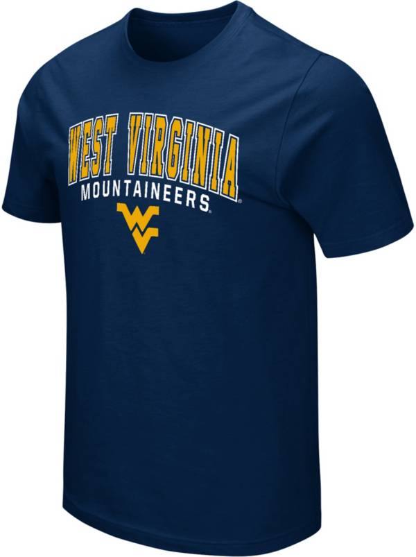Colosseum Men's West Virginia Mountaineers Blue T-Shirt